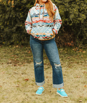 Women's Bold Rider Printer Drawstring Hoodie