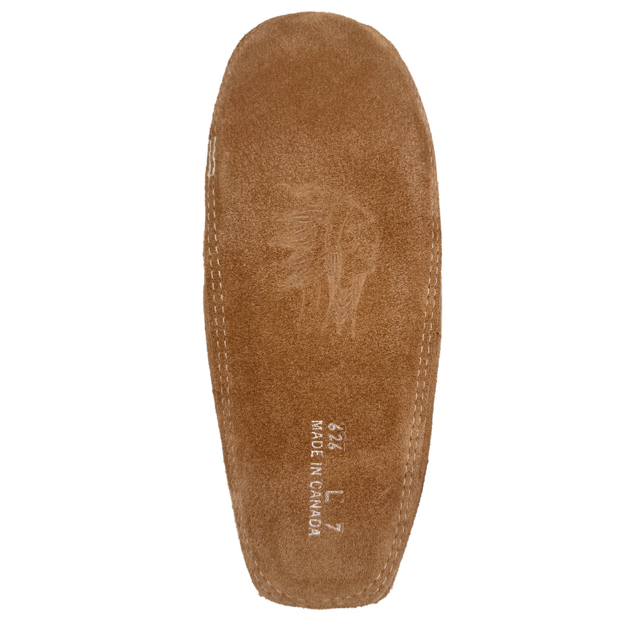 Women's Rabbit Fur Floral Embossed Moccasins
