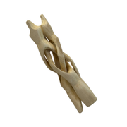 Wooden Tripod Stand with Abalone Smudging Shell