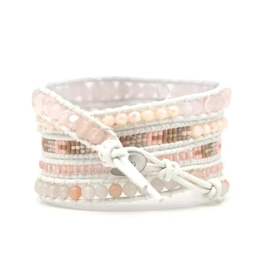 Semi-Precious Stones Wrap Bracelets