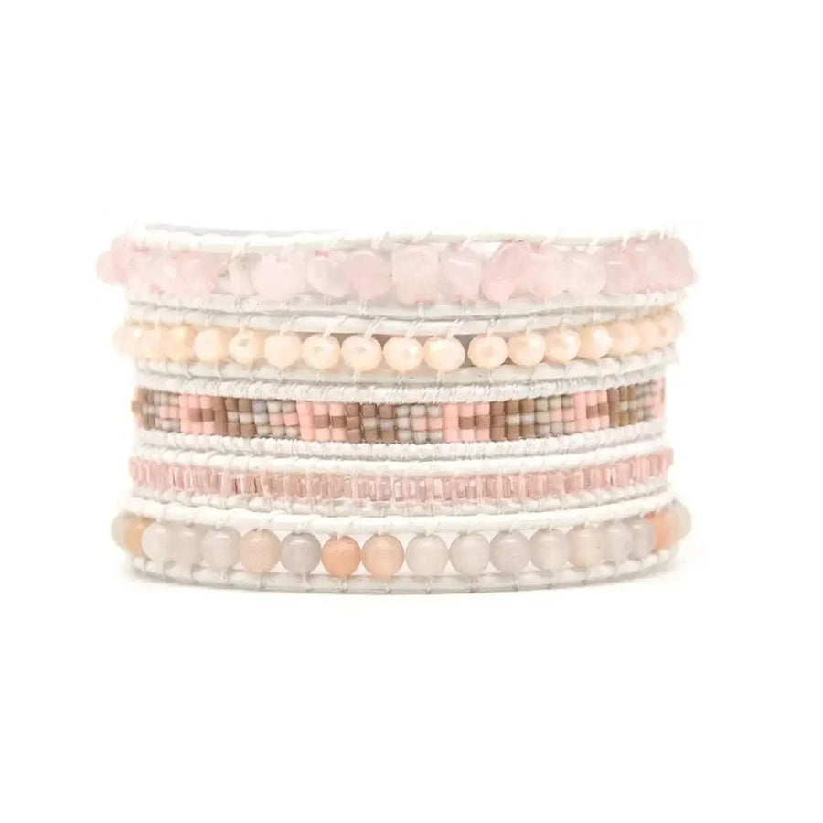 Semi-Precious Stones Wrap Bracelets