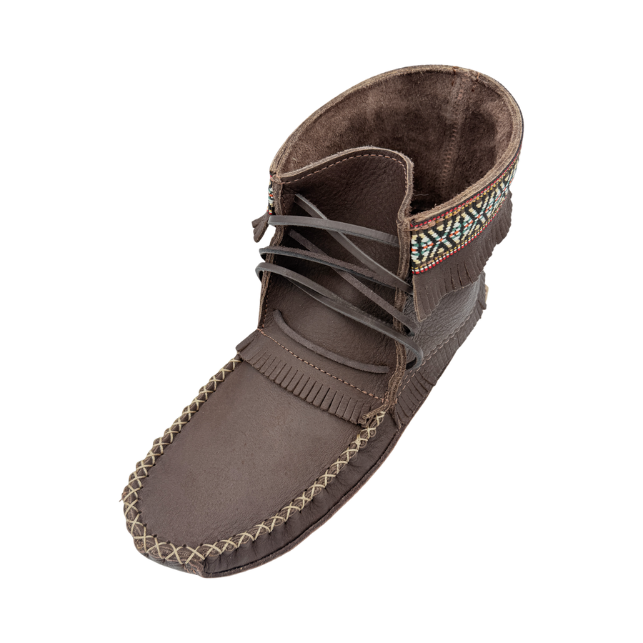 Men's Cork Earthing Ankle Moccasin Boots