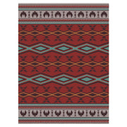 Indigenous Art Woven Blanket