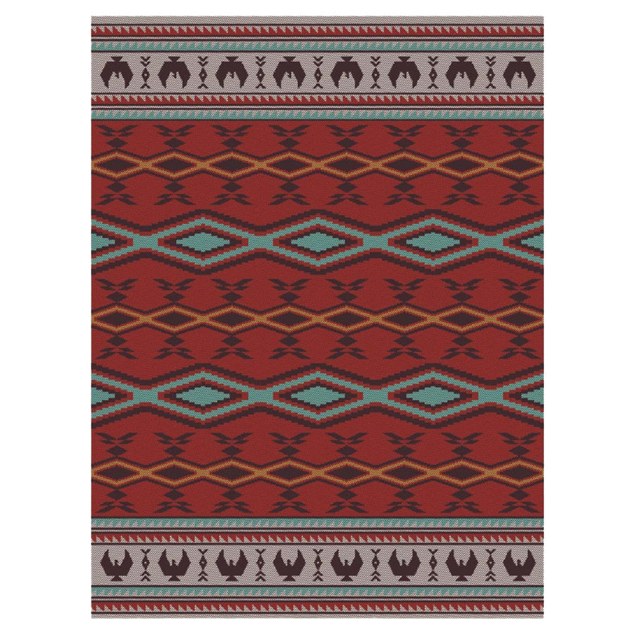 Indigenous Art Woven Blanket