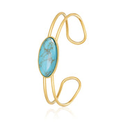 Western Natural Stone Cuff Bracelet