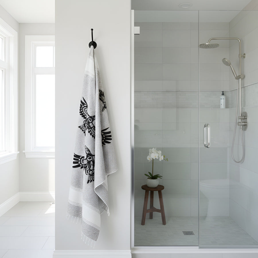 Indigenous Art Cotton Bathroom Décor Towels