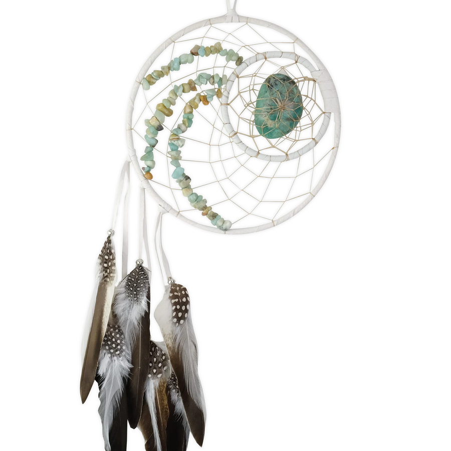 Dream Catcher with Semi-Precious Stones Monague Native Crafts