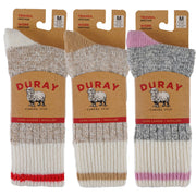 Women's Heavy Crew Wool Work Socks (Pack of 3)