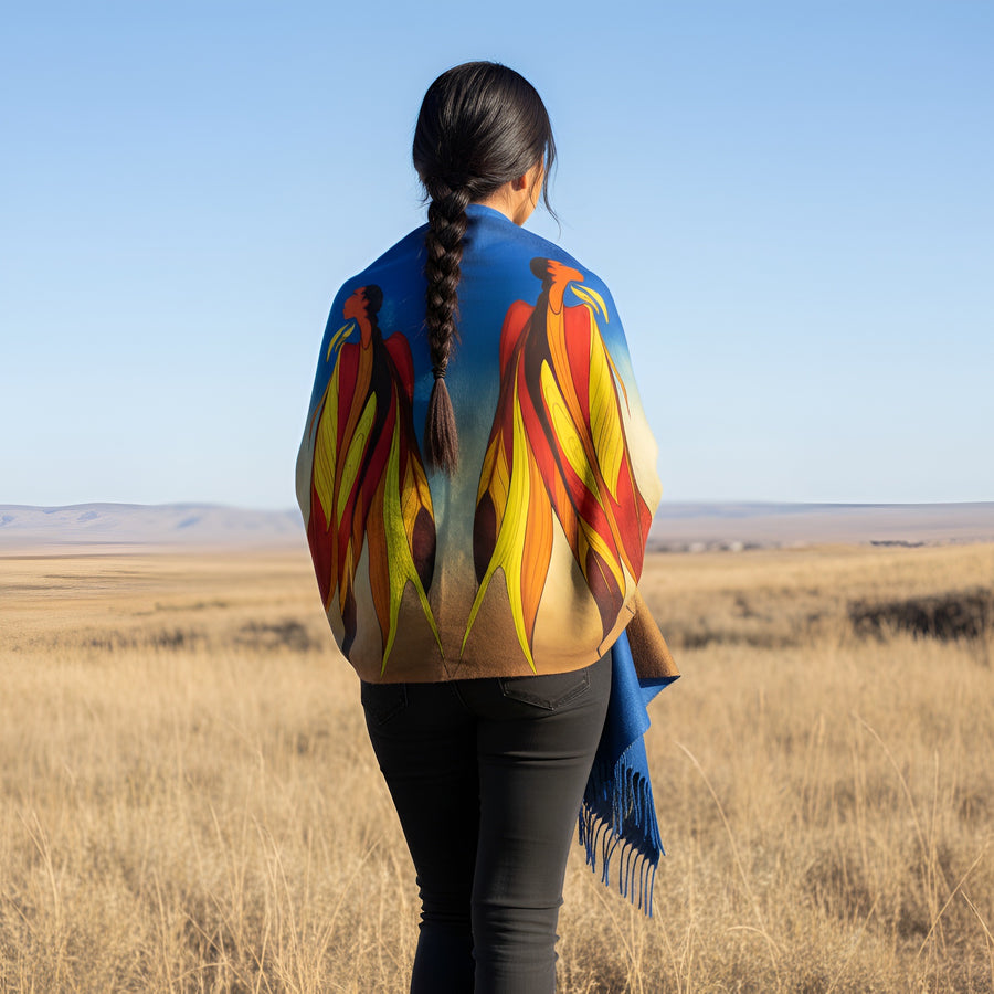 Maxine Noel Walk Beyond Art Print Shawl