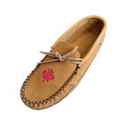 Men's Maple Leaf Suede Leather Trim Moccasins (Limited Edition)