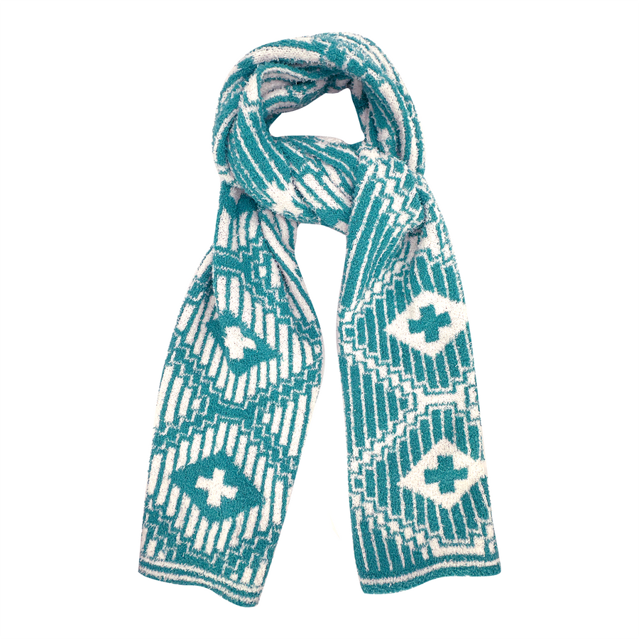 Aztec Knit Scarf
