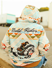 Women's Bold Rider Printer Drawstring Hoodie