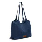 Denim Canvas Tote Bag