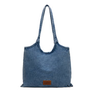 Denim Canvas Tote Bag