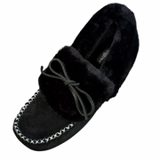 Lynette Women's Lined Suede Slippers, on FINAL CLEARANCE