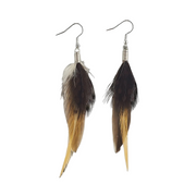 Natural Feather Earrings