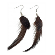 Natural Feather Earrings