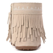 Women's Suede Dancer Ankle Moccasin Boots V2