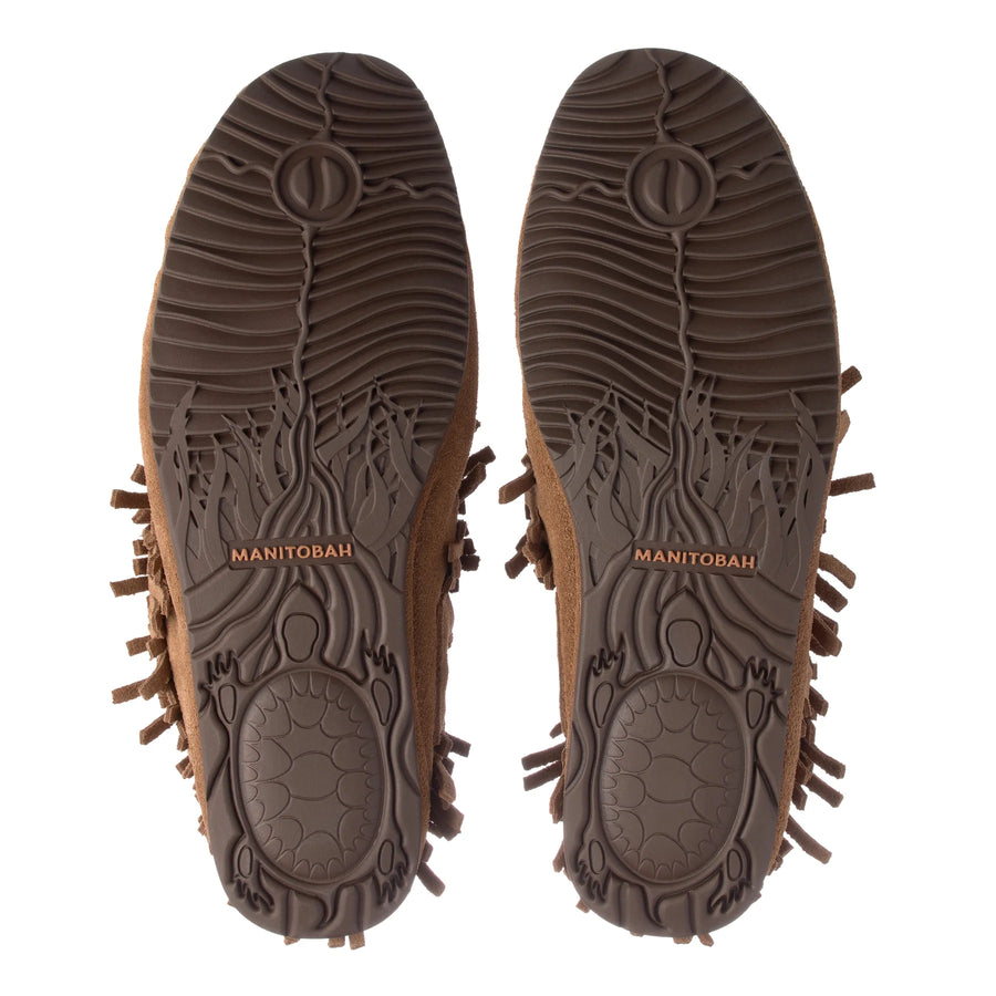 Women's Suede Dancer Ankle Moccasin Boots V2