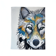 Indigenous Art Throw Blanket