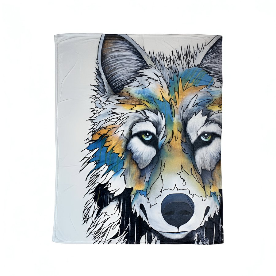 Indigenous Art Throw Blanket