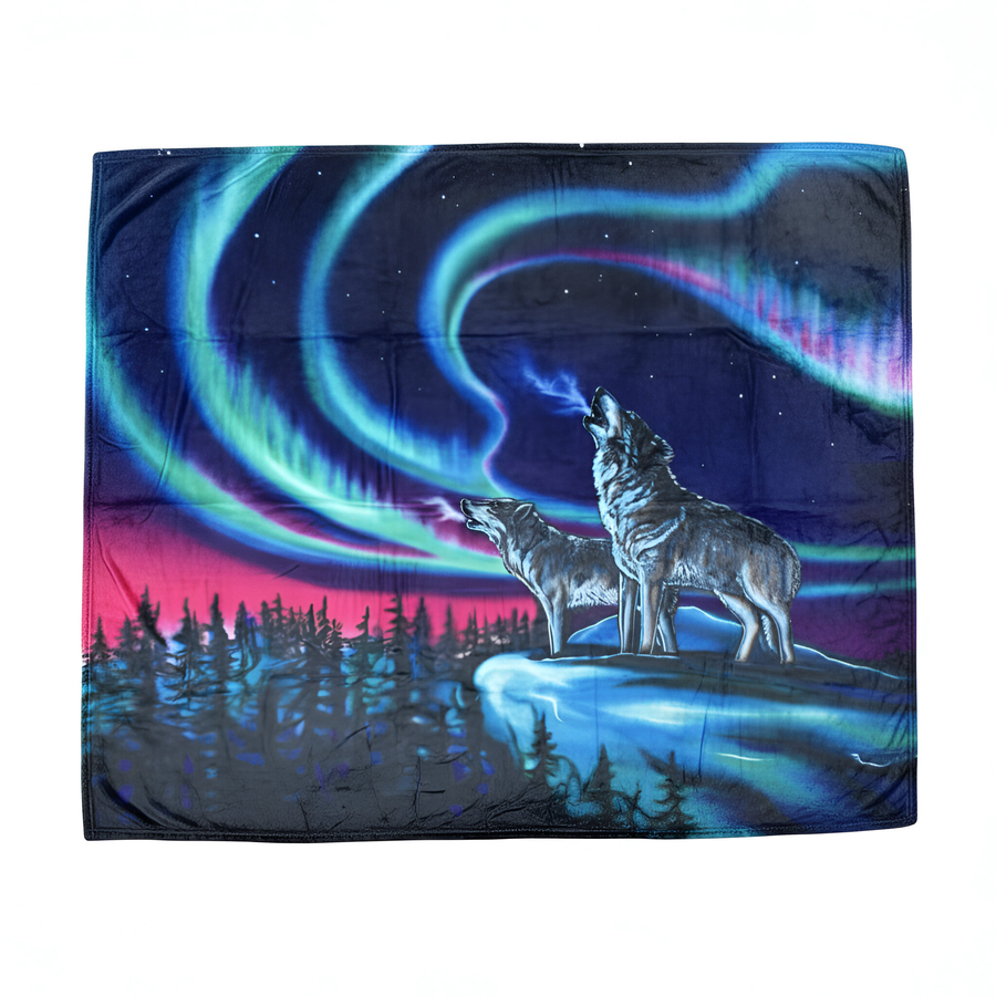 Indigenous Art Throw Blanket