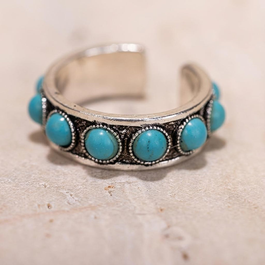 Vintage Silver Turquoise Ring