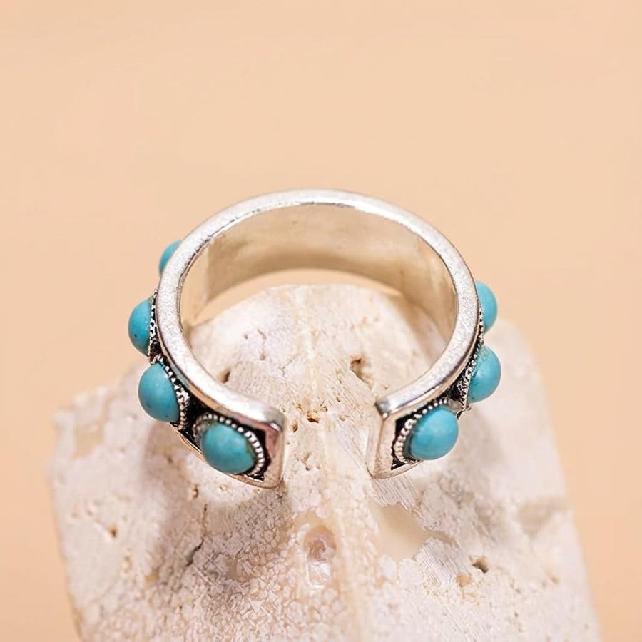 Vintage Silver Turquoise Ring