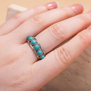 Vintage Silver Turquoise Ring