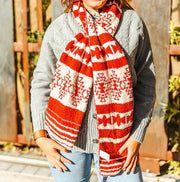 Aztec Knit Scarf