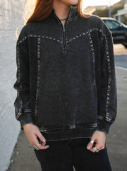 Women's Midnight Silver Creek Quarter-Zip Pullover