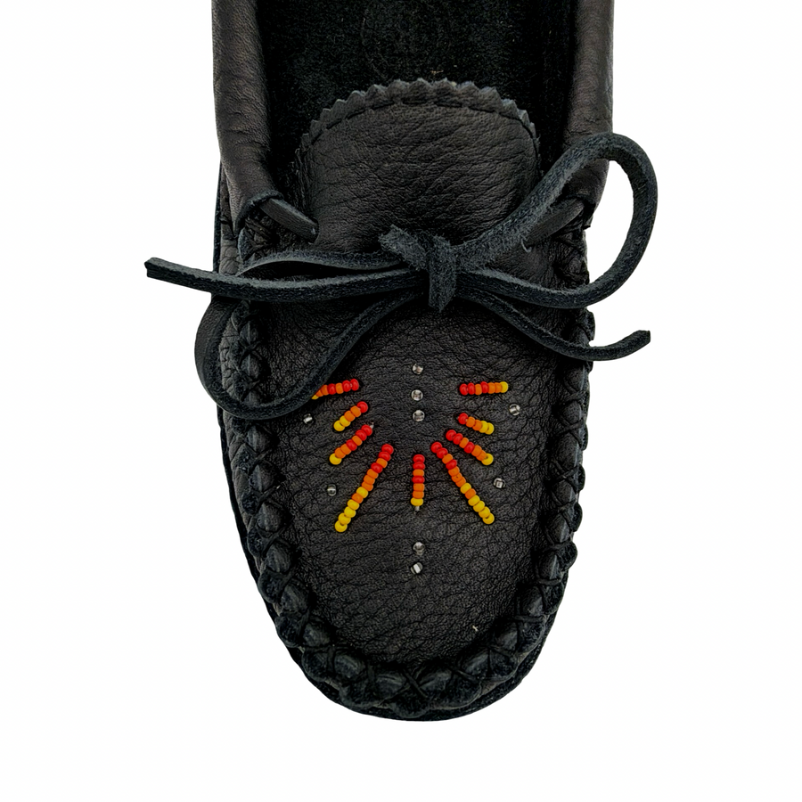 Women's Soft Sole Moose Hide Leather Moccasins