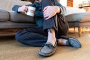 Men's Suede Leather Trim Moccasins (Final Clearance - Size 8, 9, 11 ONLY)