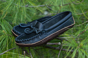 Women's Moose Hide Earthing Moccasins