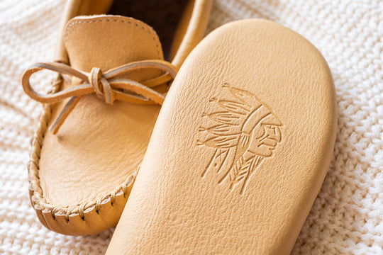 Women's Moosehide Leather Moccasins