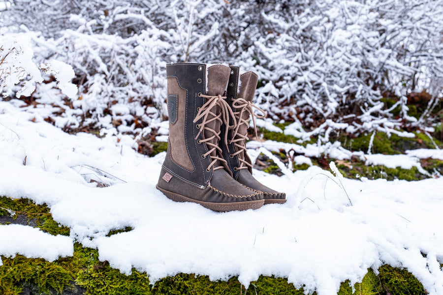 MUK LUKS Women's Sigrid Lace-Up Boots - Short Fashion Boots With Memory Foam Insole, Fall & Winter Style