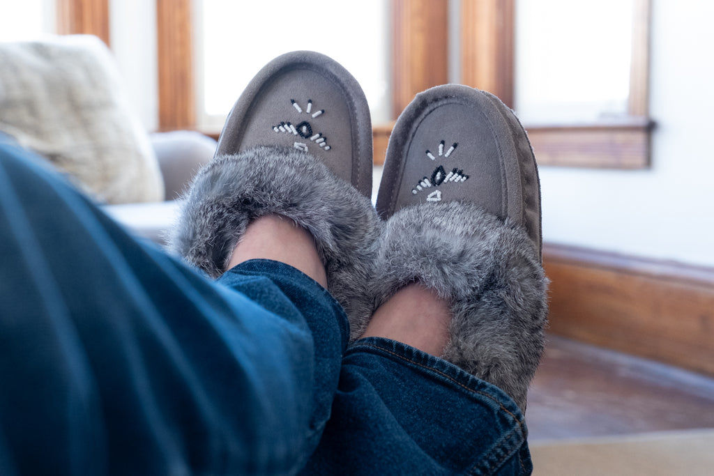 ◆KOMOREBI MUSEUM◆ Handmade suede lamb shearling  ankle RARE Vintage Saami Lapland Shoes Reindeer Fur Boots Sami