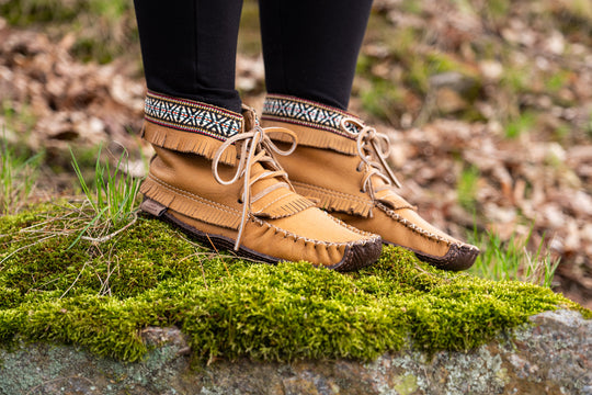 Women's Earthing Ankle Moccasin Boots