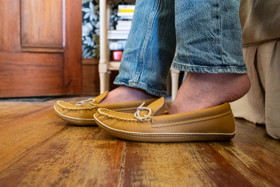 Men's Soft Sole Leather Moccasins (Clearance)