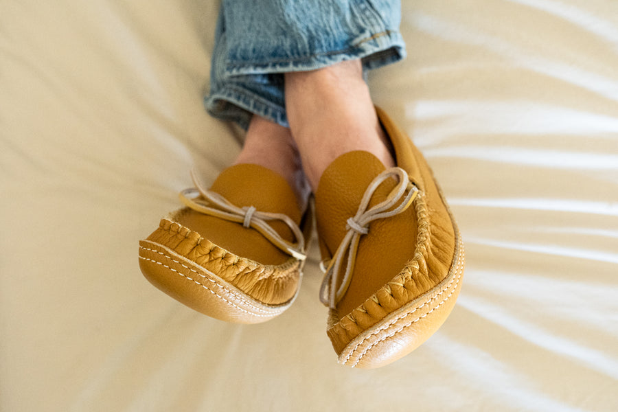 Men's Soft Sole Leather Moccasins (Clearance)