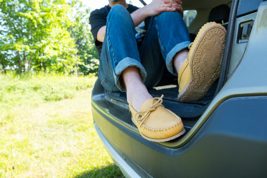 Leather Moccasins Native Canadian Moccasins Men Women Children Leather Moccasins