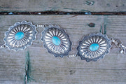 Western Concho Link Chain Belt