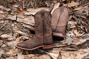 Men's Leather Brahma Roper Cowboy Boots