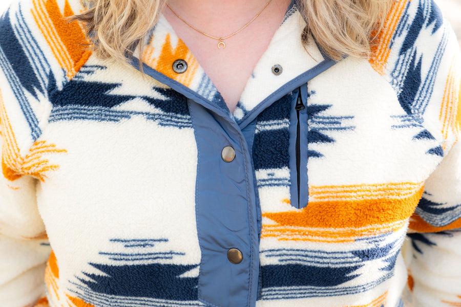 Aztec-print fleece that 'gets so many compliments' is ideal for keeping Aztec-print fleece that 'gets so many compliments' is ideal for keeping