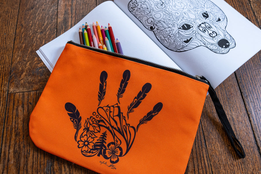 Indigenous Art Gitxsan Hand Pouch