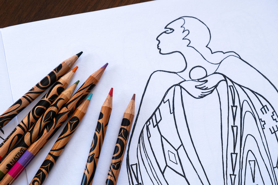 Indigenous Art Colouring Pencils - 24 Colours