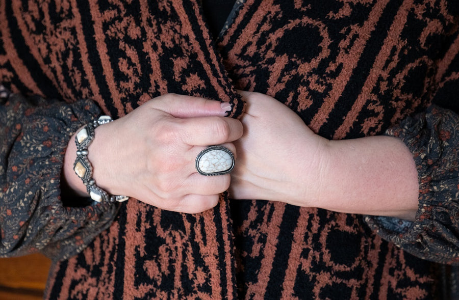 Southwest Vintage Stone Stretch Bracelet