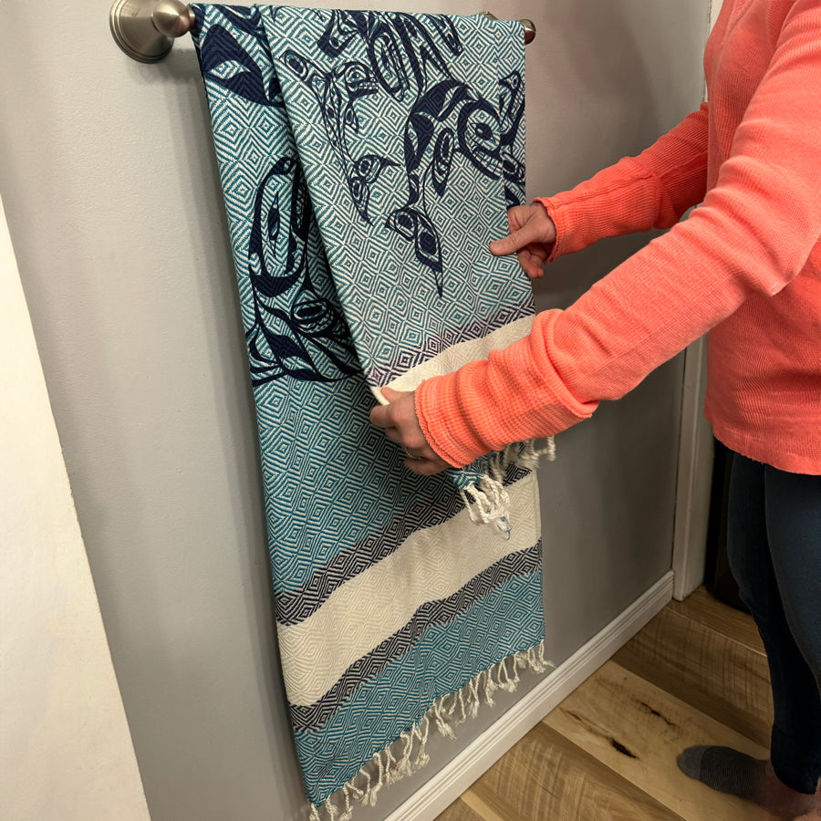 Indigenous Art Cotton Bathroom Décor Towels