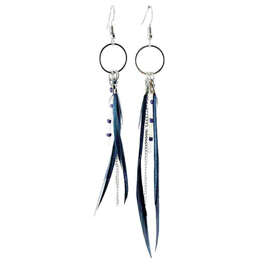 Follow Your Arrow Indigenous Feather Earrings