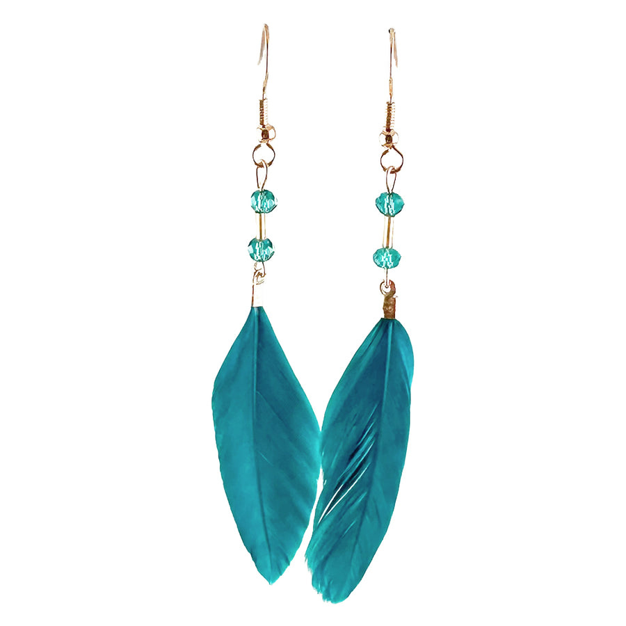 Follow Your Arrow Indigenous Feather Earrings